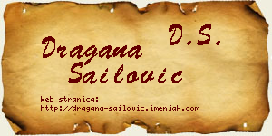 Dragana Sailović vizit kartica